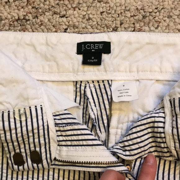 J Crew seer sucker shorts - Picture 3 of 6